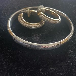 BRIGHTON Matching Bracelet and Earrings